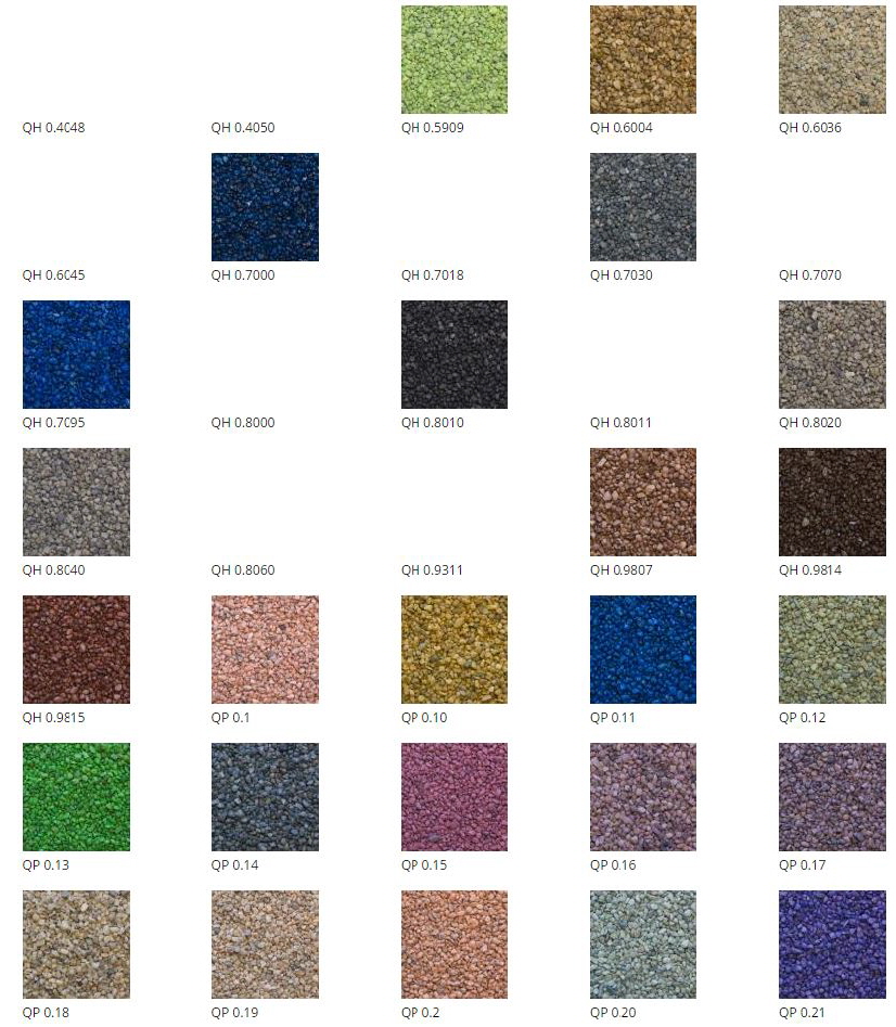 Quartzline Grindvloer Kleurenkaart Quartzline Grindvloer Kleurenkaart