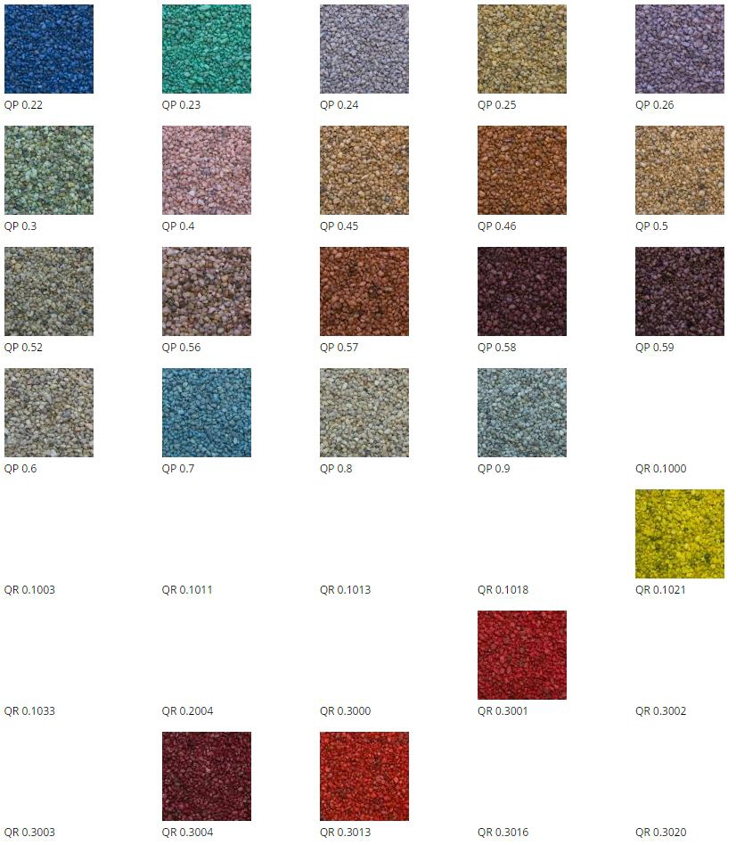 Quartzline Grindvloer Kleurenkaart Quartzline Grindvloer Kleurenkaart