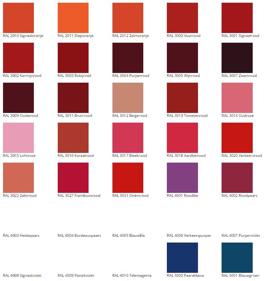 Kleurenkaart voor Quartzline Vloer Coatings Kleurenkaart voor Quartzline Vloer Coatings