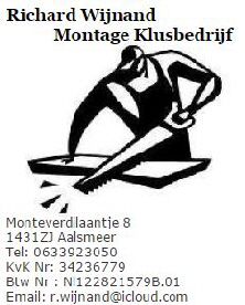 Richard Wijnand Montage Klusbedrijf Richard Wijnand Montage Klusbedrijf