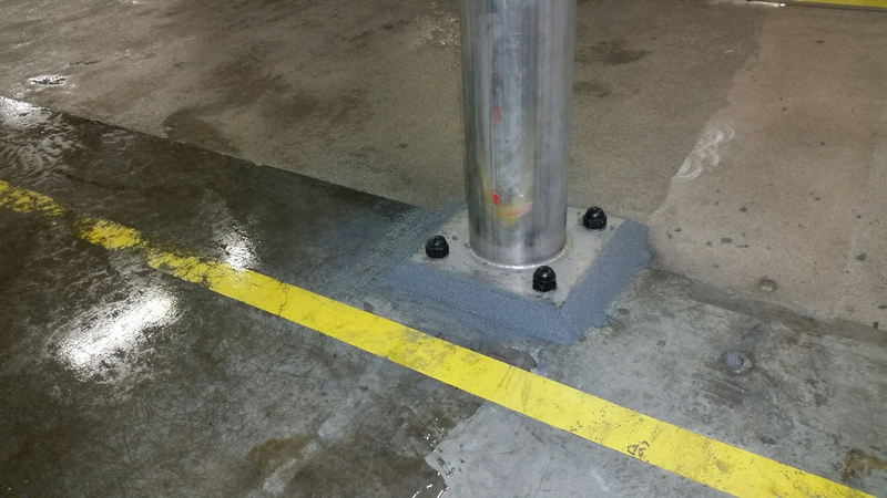 Poten lekker ingepakt. Epoxy mortal Poten lekker ingepakt. Epoxy mortal